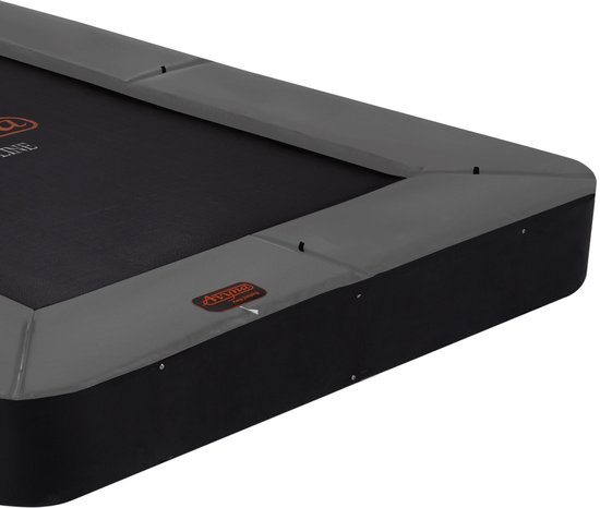 Bordure de trampoline Avyna FlatLevel 275×190 | Gris
