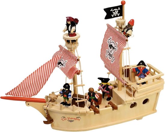 Bigjigs Toys The Paragon Pirate Ship