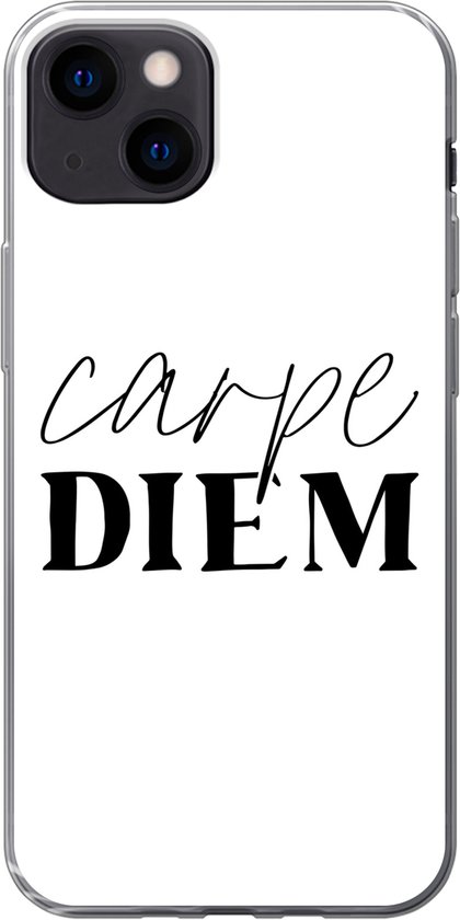 Coque iPhone 13 – Citations – Carpe diem – Vie – Siliconen