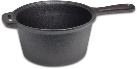 Casserole en fonte Blackwell – Casserole – ø 18 cm – 1,5 litre – sans revêtement antiadhésif