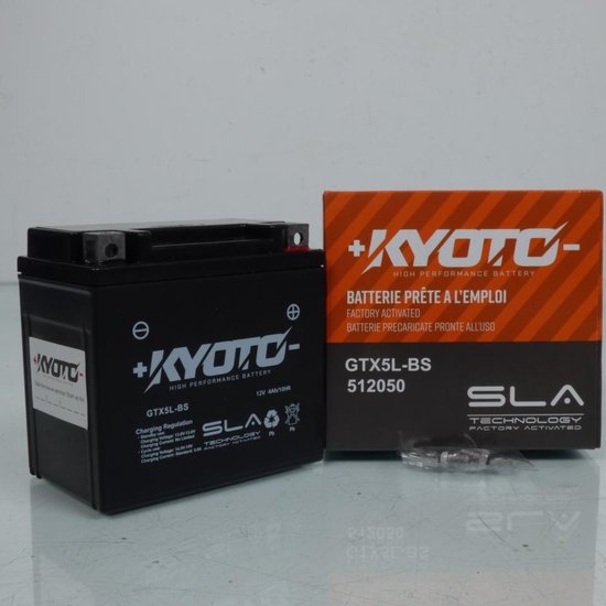 Batterie SLA Kyoto pour Moto BHR 250 F 2022 YTX5L-BS / 12V 4Ah Neuf