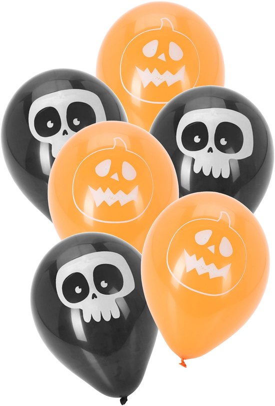 Ballons Halloween – 30 pièces – décoration Scary Faces