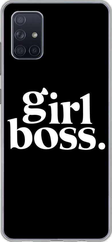 Coque Samsung Galaxy A71 – Citations – Fille – Fille patronne – Siliconen