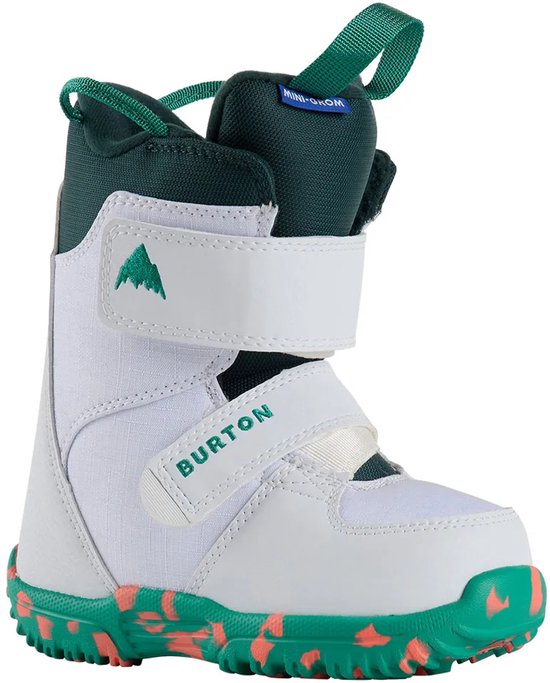 Chaussures pour femmes de snowboard Burton Mini Grom Wit 19,5, Garçons et Filles
