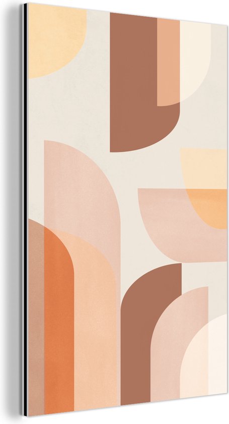 Décoration murale Métal – Peinture Aluminium Industriel – Motif – Art – Couleurs – Abstrait – 20×30 cm – Dibond – Photo sur aluminium – Décoration murale industrielle – Pour le salon/chambre à coucher