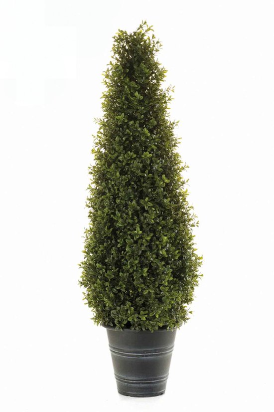 Emerald – Plante artificielle Buxus pyramide UV 50x165cm – Plantes artificielles d&rsquo;intérieur