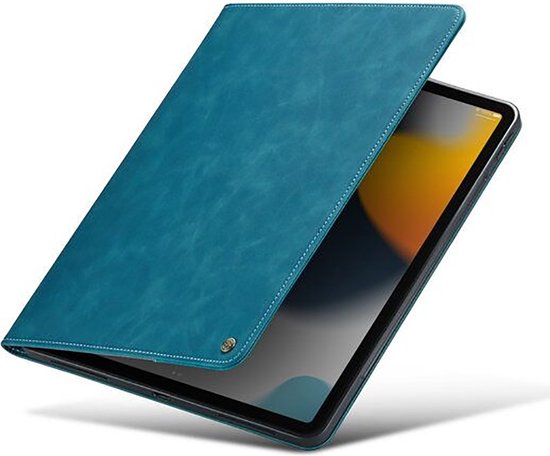 Bookcase hoesje iPad Pro 12.9 2022 (6e génération)/ Pro 12.9 (2021)/ Pro 12.9 (2020)/ Pro 12.9 (2018) – CaseMe – Vert uni – Similicuir