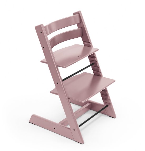 Chaise Tripp Trapp de Stokke, Heather Mauve – chaise réglable et convertible pour tout-petits, enfants et adultes – pratique, confortable et ergonomique – design classique
