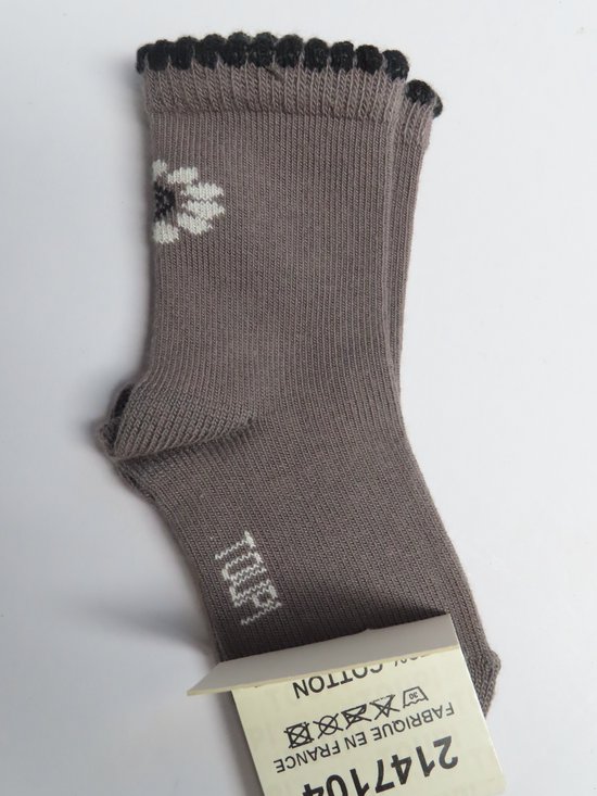 Chaussettes – Lot de 2 – Filles – Marron – Bloem – 19/20