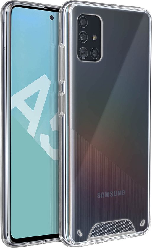 Convient pour Samsung Galaxy A51 Coins Bumper Collection Clear Crystal Case