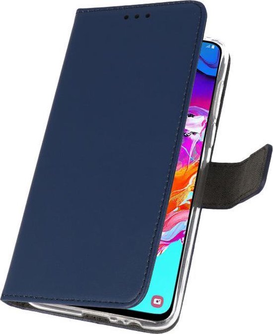 Bestcases Porte-cartes Étui pour téléphone Samsung Galaxy A01 – Bleu marine
