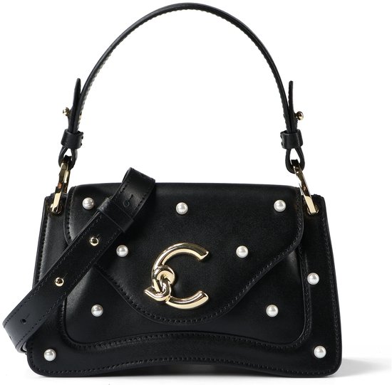 Coccinelle C-Me Handtas Cuir 21 cm – Dames – noir
