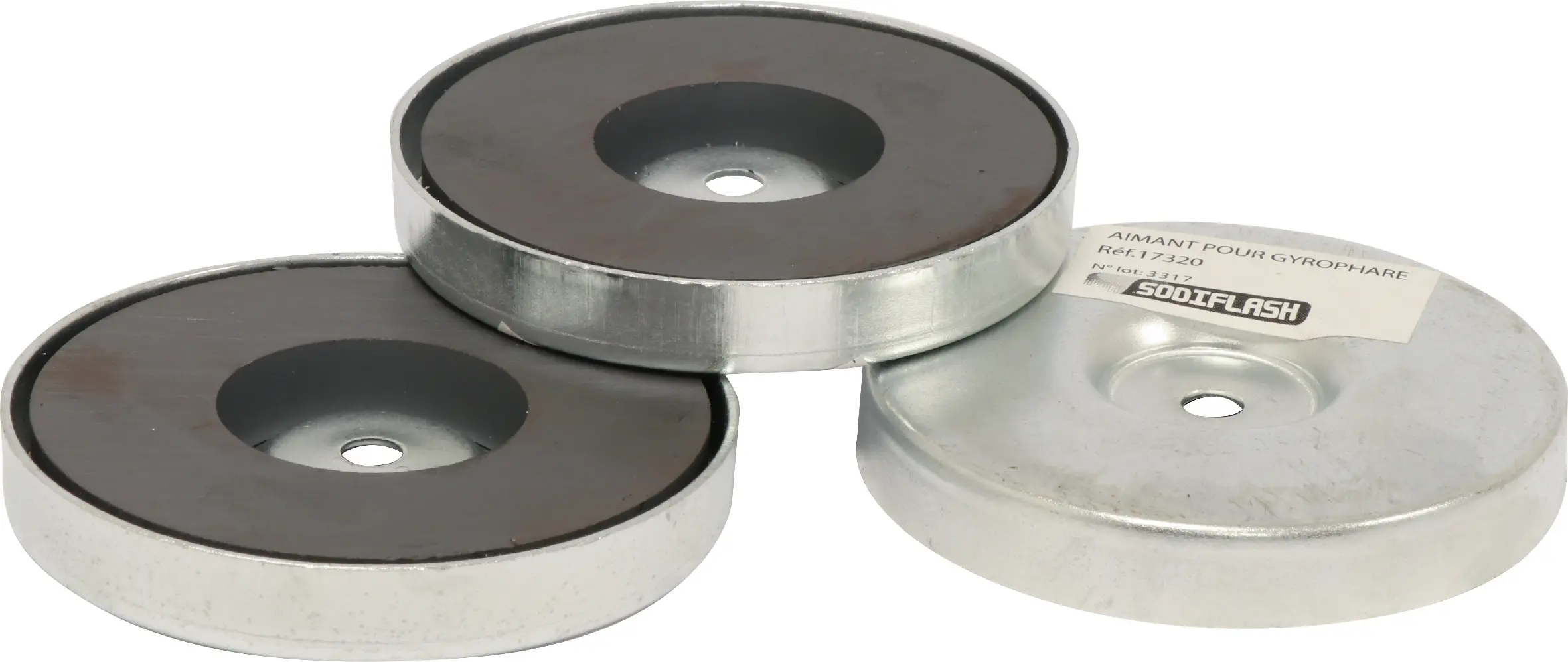 SODIFLASH – Aimant 72mm pour gyrophare – 17320