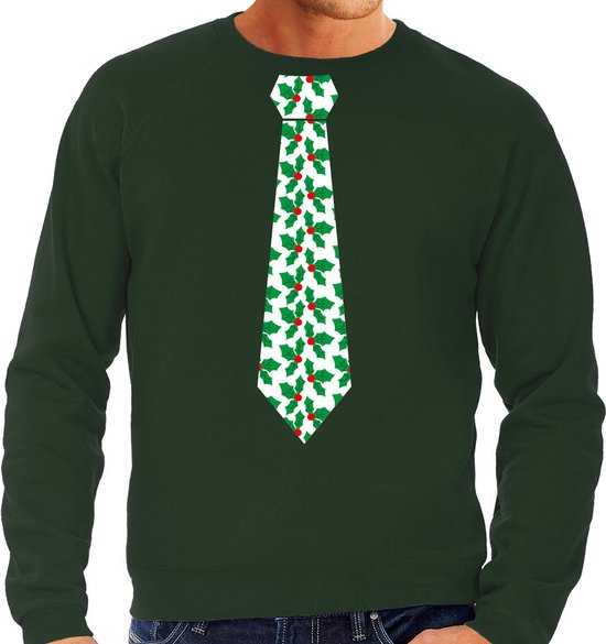 Bellatio Decorations cravate pull de Noël / pull de Noël gui – homme XXL