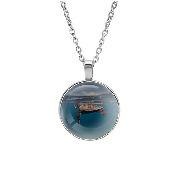 Collier Verre – Tortue