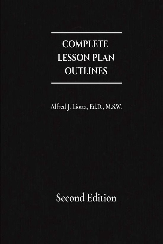 Complete Lesson Plan OutlinesEbook