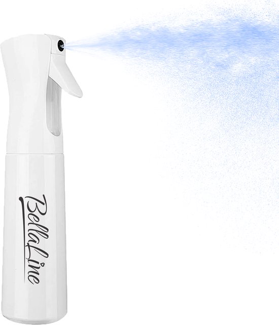 BellaLine Plantenspuit 300ml – Vaporisateur d&rsquo;eau – Spray Bottle – Vaporisateur à cheveux – Ultra Fine Mist – Flacon pulvérisateur pour cheveux, coiffeur et plantes