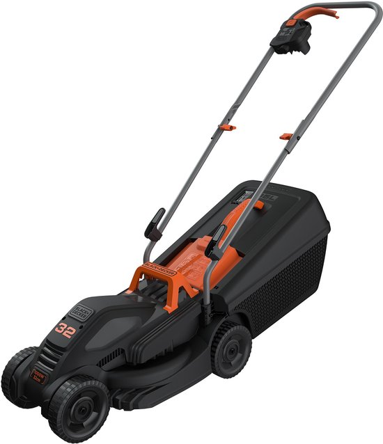 Black & Decker BEMW351-QS tondeuse à gazon Marcher derrière un tracteur tondeuse Noir, Orange