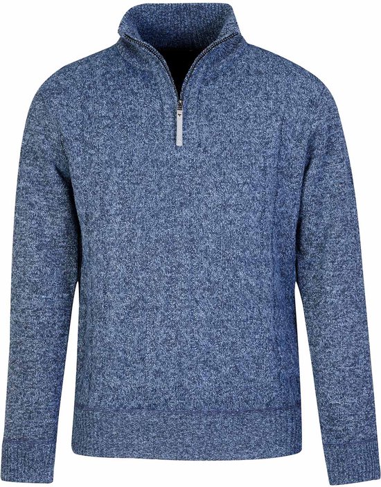 BJØRNSON Lunt Pull d&rsquo;hiver tricoté torsadé pour homme – Teddy – Taille 4XL – Marine