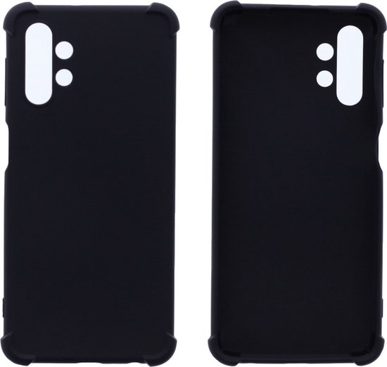 Coque antichoc Convient pour : Samsung Galaxy A32 5G Anti Shock Silicone – Zwart – ZT Accessoires