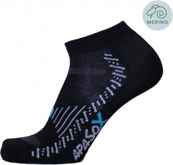 Chaussettes de trekking basses Apasox Elbrus – Noir – 43-47