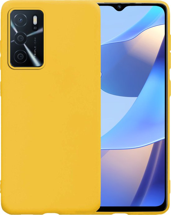 Coque OPPO A16 Housse Etui Siliconen – Coque OPPO A16 Housse Etui Siliconen – Jaune