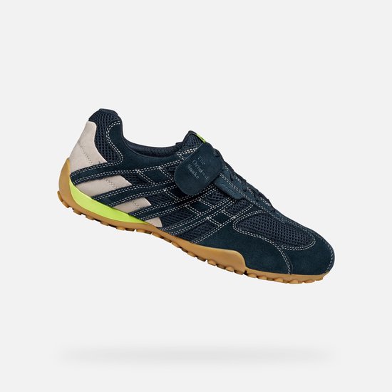 Baskets pour femmes homme GEOX Snake Original – Bleu marine – Taille 42