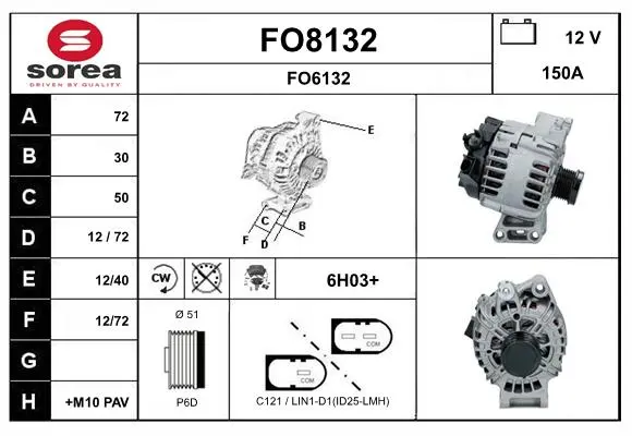 Alternateur SNRA FO8132