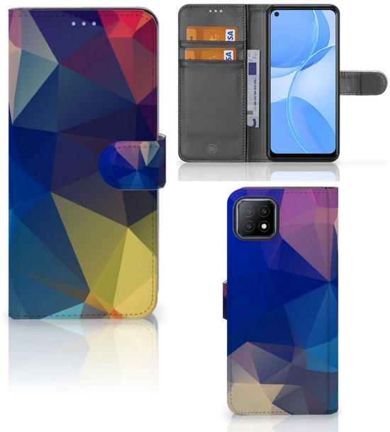 Coque OPPO A73 5G Coque pour Polygon Noir