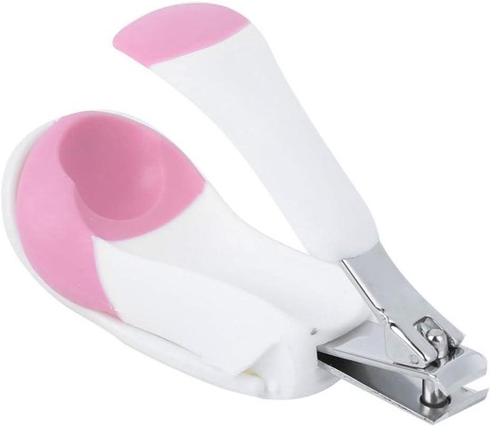 Coupe-ongles pour bébés avec loupe – soin des ongles pour nouveau-nés – rose – santé – soins pour bébés