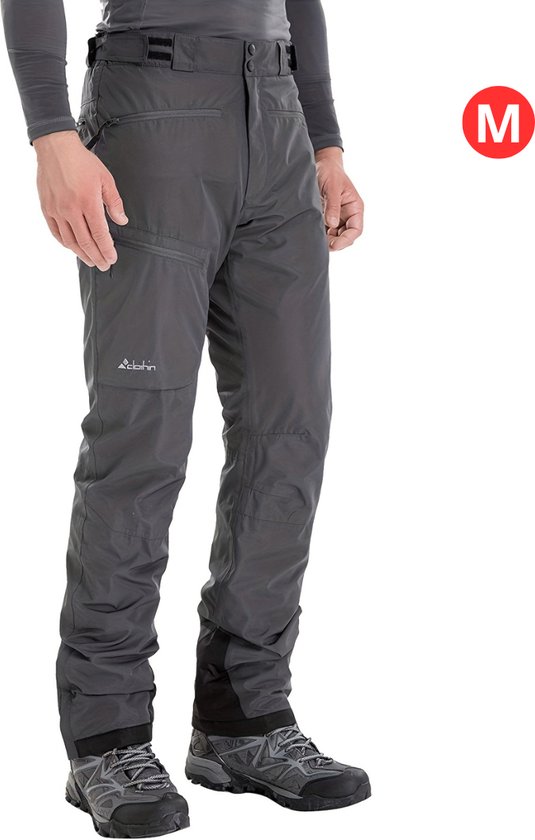 Bovista Pantalon de ski – Combinaison de ski – Pantalon de snowboard – Pantalon d&rsquo;hiver – Pantalon de neige – Homme – Sports d&rsquo;hiver – Extérieur – Grijs – Taille M