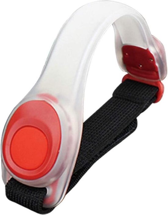 Bracelet de sport LED Running / Bicyclette avec LED – Lampes réfléchissantes pour running – Rouge