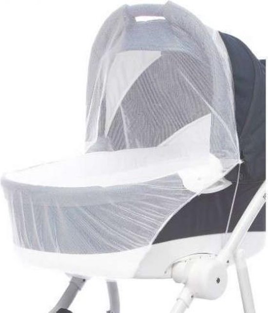 Babyono Moustiquaire Universelle Anti Moustique pour Landau ou Maxicosi – Wit – Moustiquaire – Moustiquaire