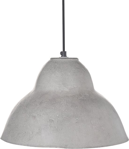BELIANI KABALEBO – Lampe à suspension – Grijs – Papier mâché