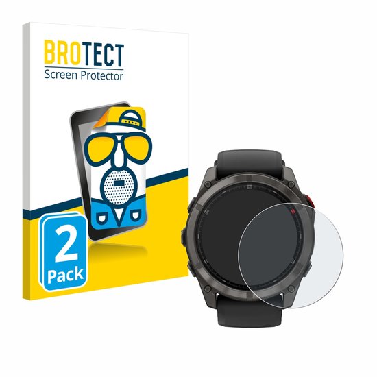 BROTECT – Protecteur d&rsquo;écran pour Garmin Fenix 8 Pro AMOLED (51 mm) – Film de protection mat 2 pièces