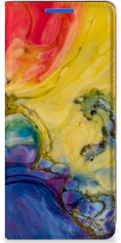 Étui support OPPO Reno 6 Pro Plus 5G Smart Cover Aquarelle Foncé