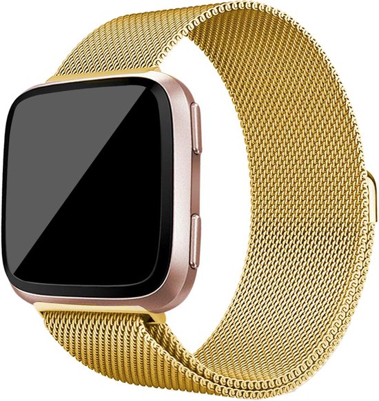 Bracelet Fitbit versa milanese – or – ML – Bracelet de montre Bracelet Bracelet de poignet
