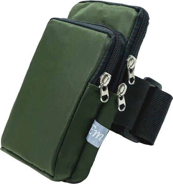 Collection Emilie – ceinture de course – bracelet de course – dragonne de téléphone sport – vert