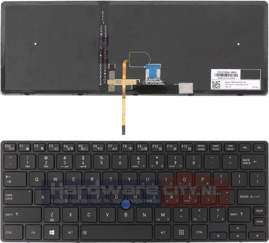Clavier rétroéclairé Toshiba Portege X30-D-11M (Qwerty US/NL)