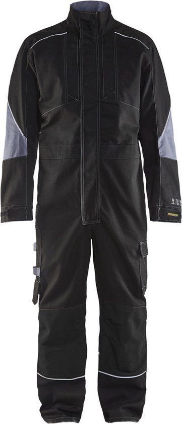 Blåkläder 6061-1516 Combinaison ignifuge Zwart/ Grijs taille 60