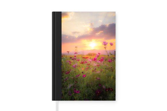 Carnet – Carnet d&rsquo;écriture – Fleurs – Sauvage – Crépuscule – Carnet – Format A5 – Bloc-notes