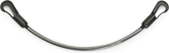 Cordon de Queue Plastifié QHP Zwart – 60 CM
