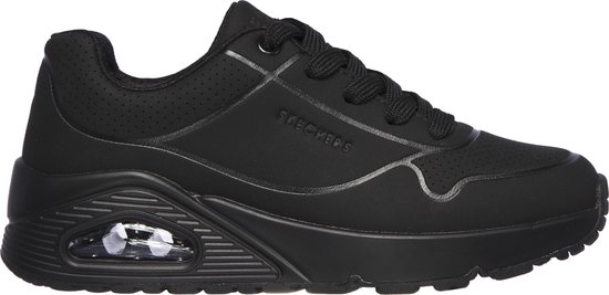 Baskets pour femmes Skechers Uno-Stand On Air Garçons – Noir / Noir – Taille 29