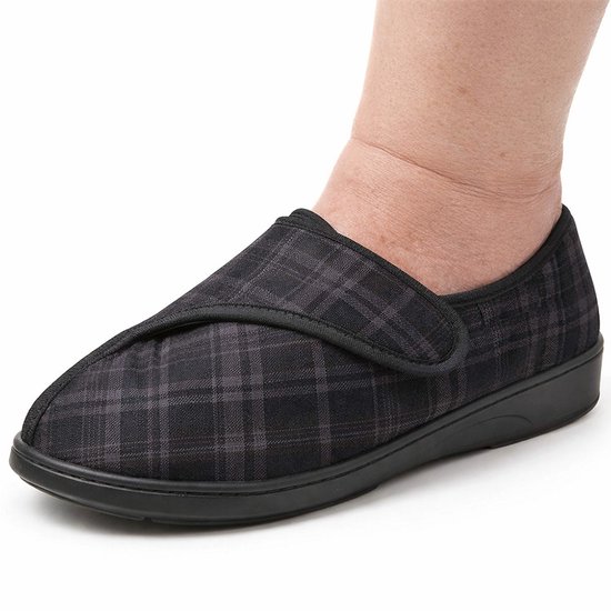 Chaussures de Pansement Marão – Pantoufles de Pansement – Pantouffle de Pansement – Pour Dames & Messieurs à Carreaux – Taille 41