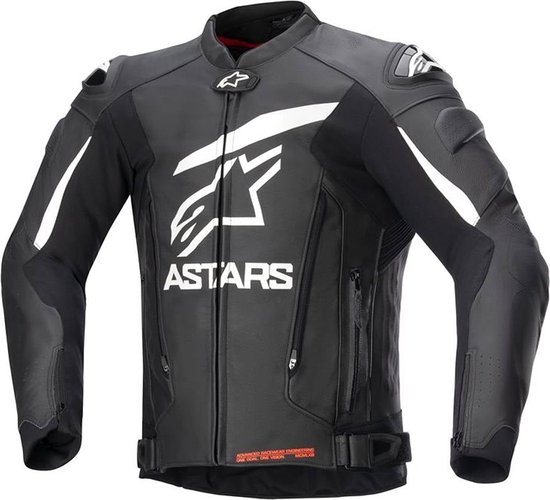 Blouson Cuir Alpinestars GP Plus V4 Noir White 48 – Taille – Blouson