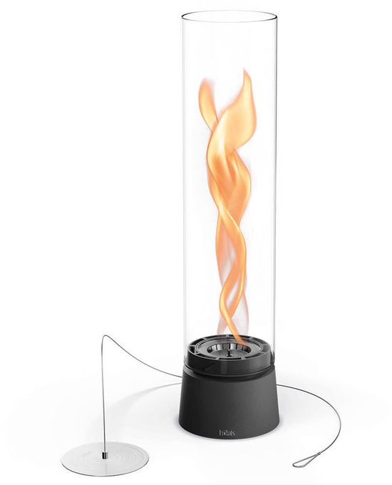 Cheminée de table höfats SPIN air 1200 Zwart mat – Cheminée d&rsquo;ambiance