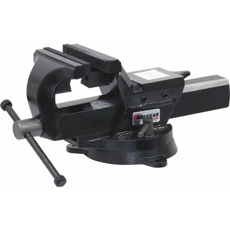 DRAKKAR-EQUIPEMENT – Etau acier avec enclume base pivotante à  360° – 15996