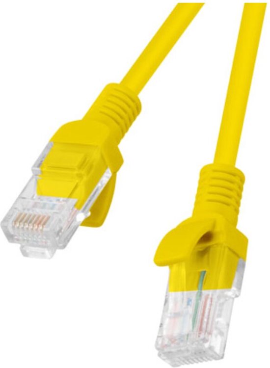 Câble réseau rigide UTP catégorie 6 Lanberg PCU6-10CC-0150-Y