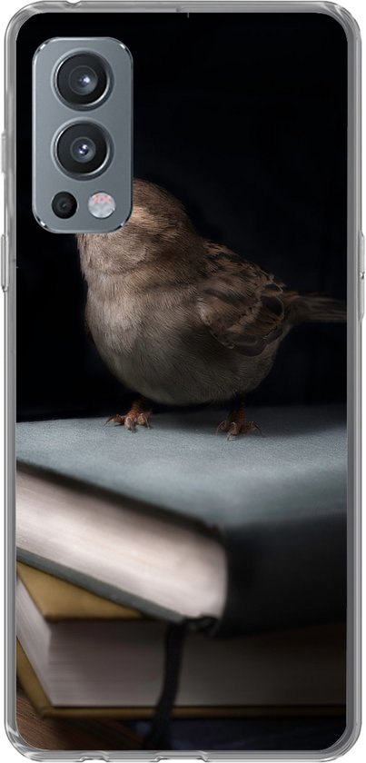Coque OnePlus Nord 2 5G – Vogel – Boeken – Portrait – Siliconen