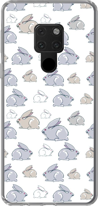 Coque Huawei P40 Lite – Motif – Lapin – Oreille – Garçons – Filles – Enfants – Enfant – Coque de téléphone en Siliconen